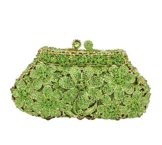XIYUAN Pink Rhinestone Diamond Purses And Handbags For Women Blue Red Crystal Clutches New Girls Gift Lady Wedding Clutch Purse