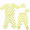 Newborn Baby Clothes Set ( 5pcs/set) Infant Girl Boy Shirt Pant Bib Hat Clothing Suit