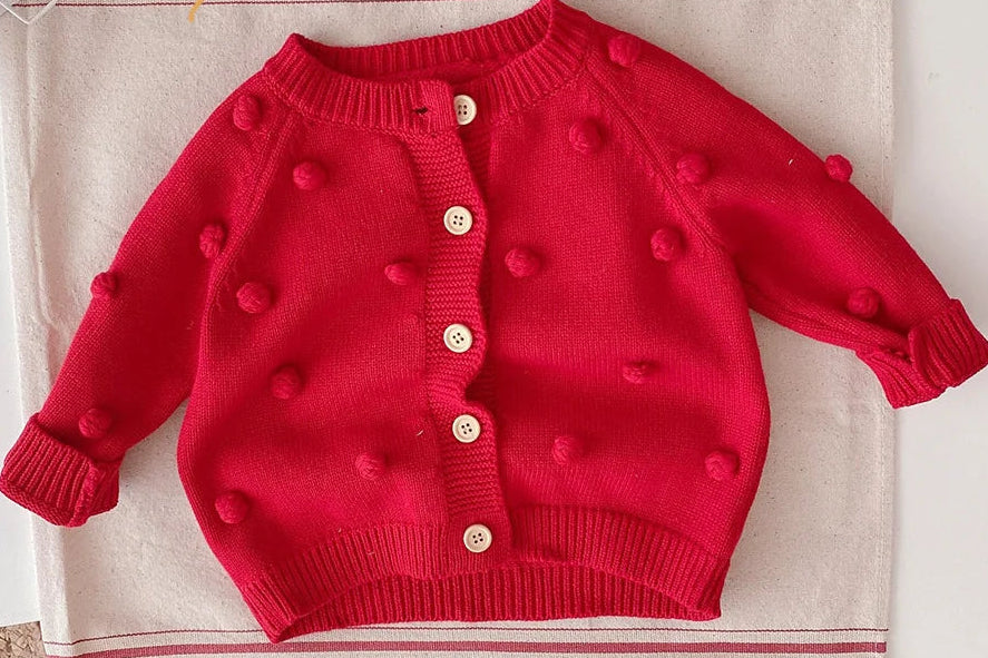 Cute Kids Children Girls Fall Autumn Sweaters Ooutwear Coat  children Girls Long Sleeve Toddler Winter Toddler Cardigan Sweater