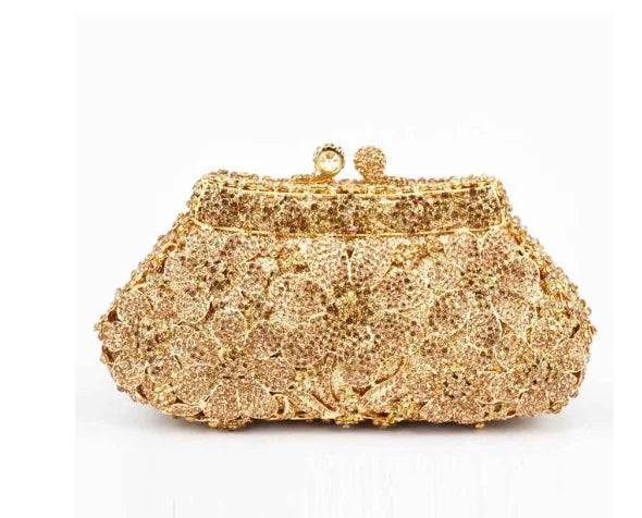 XIYUAN Pink Rhinestone Diamond Purses And Handbags For Women Blue Red Crystal Clutches New Girls Gift Lady Wedding Clutch Purse