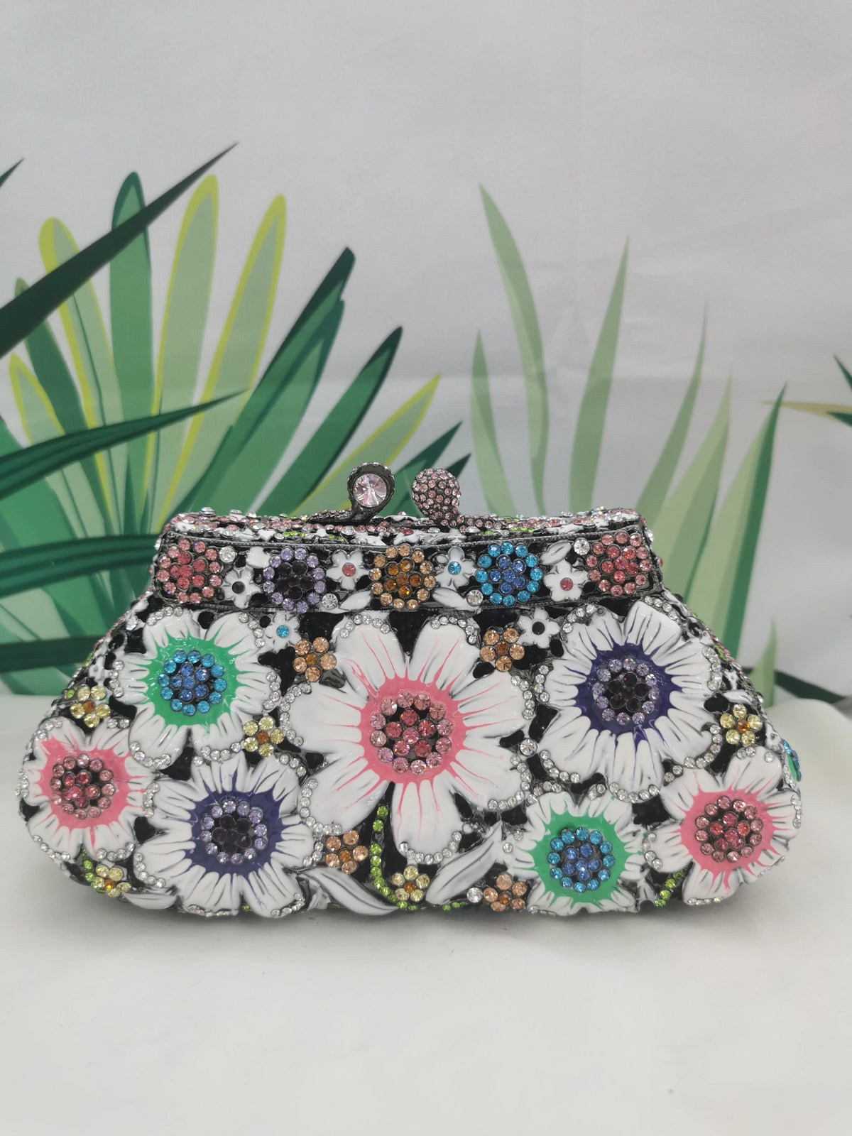 XIYUAN Pink Rhinestone Diamond Purses And Handbags For Women Blue Red Crystal Clutches New Girls Gift Lady Wedding Clutch Purse