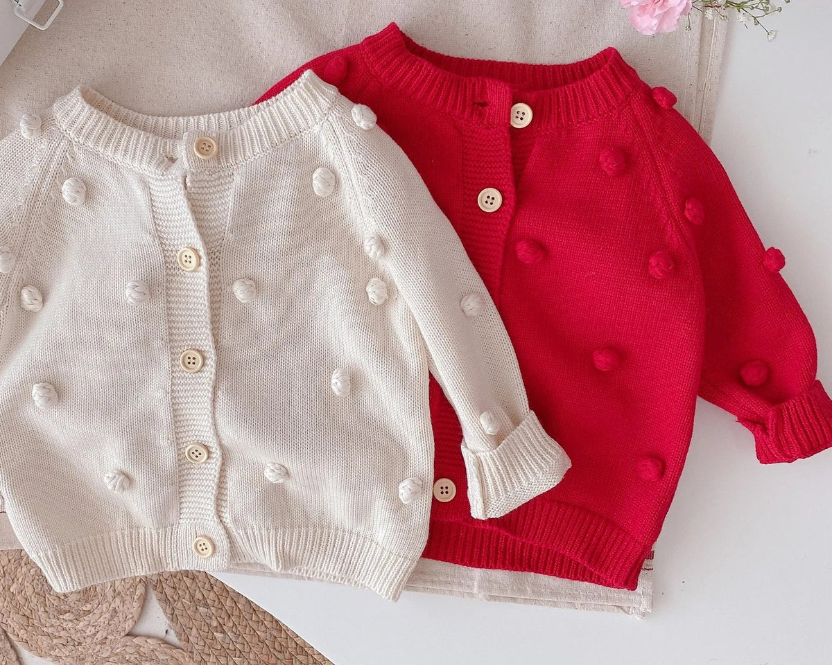 Cute Kids Children Girls Fall Autumn Sweaters Ooutwear Coat  children Girls Long Sleeve Toddler Winter Toddler Cardigan Sweater