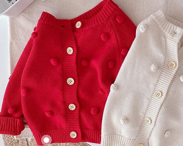 Cute Kids Children Girls Fall Autumn Sweaters Ooutwear Coat  children Girls Long Sleeve Toddler Winter Toddler Cardigan Sweater