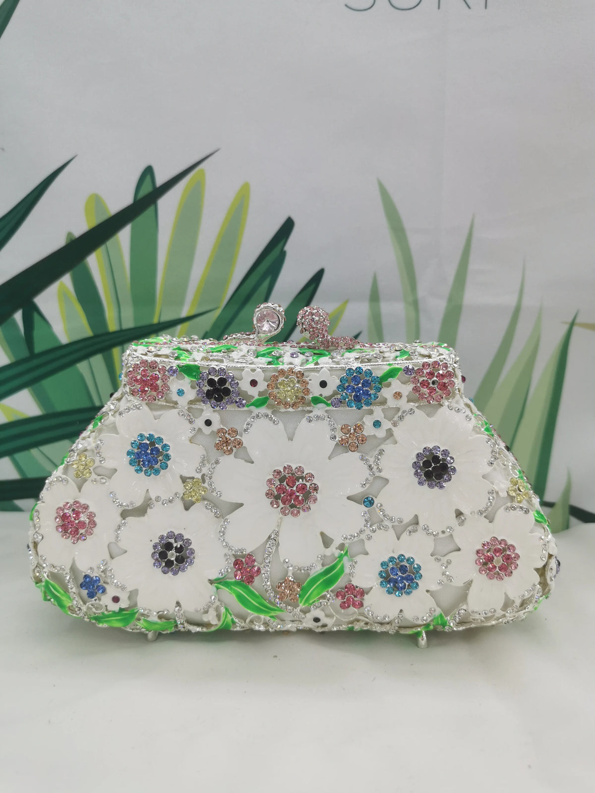 XIYUAN Pink Rhinestone Diamond Purses And Handbags For Women Blue Red Crystal Clutches New Girls Gift Lady Wedding Clutch Purse