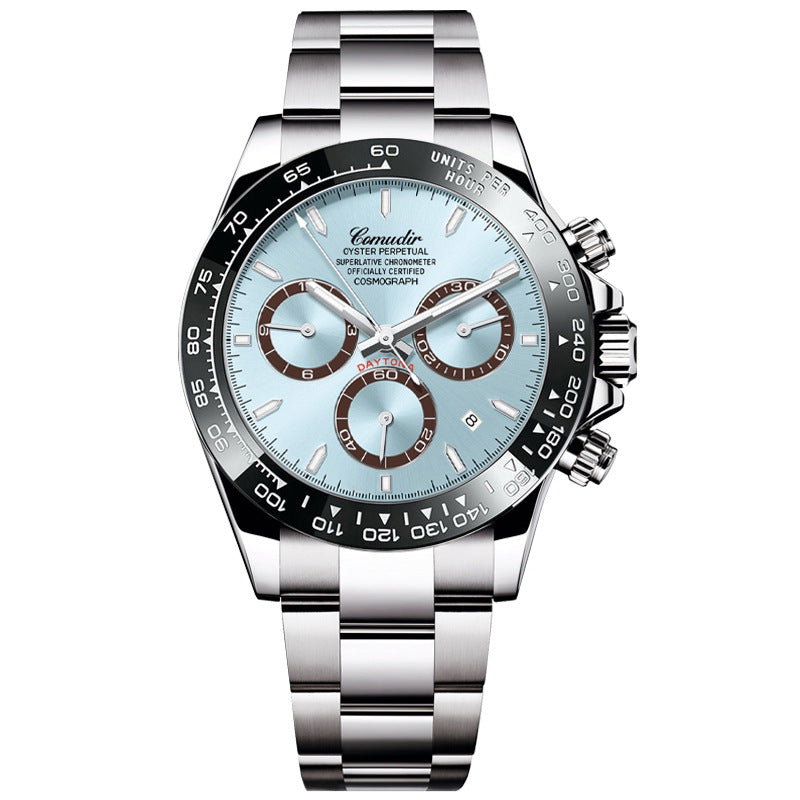 Foreign Trade Hot-Selling Daytona Men's Watch, Fully Automatic Watch, Luminous, Waterproof, Multi-Function Chronograph Watch, Men's Quartz Watch