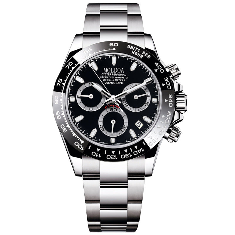 Foreign Trade Hot-Selling Daytona Men's Watch, Fully Automatic Watch, Luminous, Waterproof, Multi-Function Chronograph Watch, Men's Quartz Watch