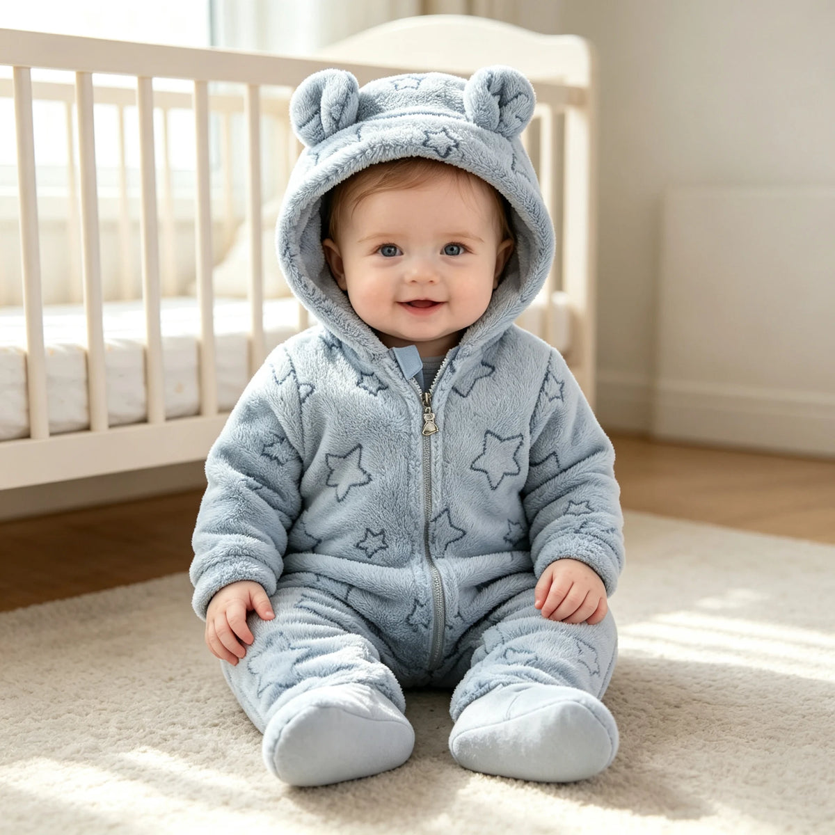 Newborn Baby Clothes Flannel Autumn Winter Baby Costume Boy Girls Jumpsuit Cartoon Spring Bodysuit Warm Rompers for Babies 0-12M