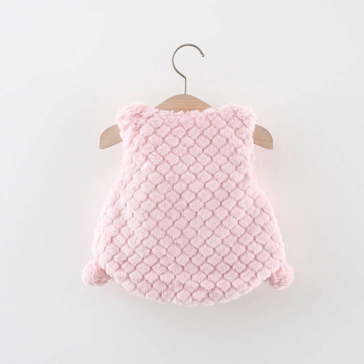 Cute Little Flowers Children Clothes Baby Girl Winter Vest Fashion Toddlers Wear Warm Soft Kids' Costume 0-3 Y Infants Clothing