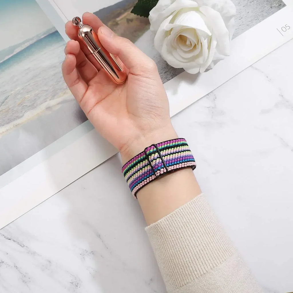 2025 New Nylon Loop Strap For Huawei Watch Fit 4 Pro 3 Elastic Weave Bracelet Accessories For Huawei Fit4 Fit3 Fit4Pro Watchband