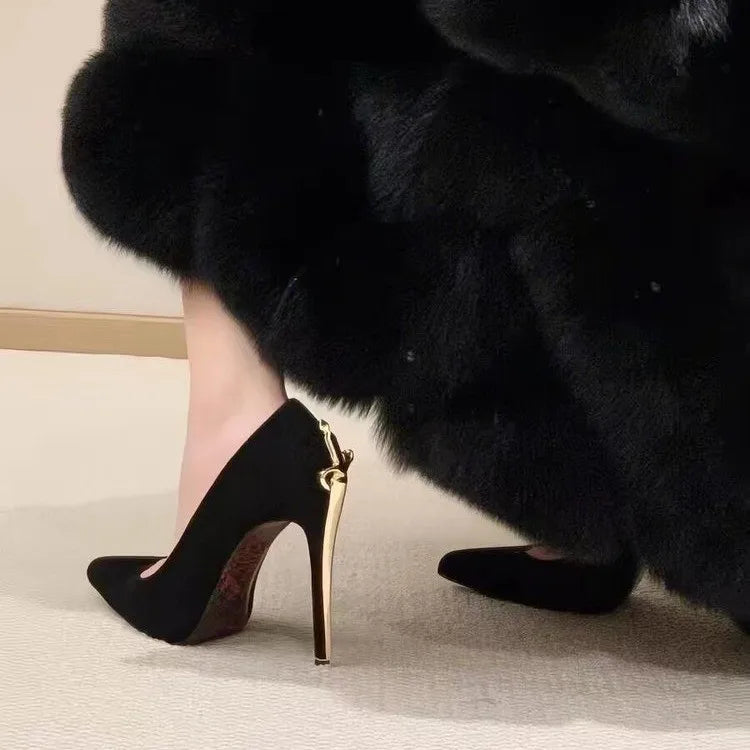 Sexy High Heels for Women 2026 New Stylish Pointed Toe Stiletto Elegant Niche Single Shoes