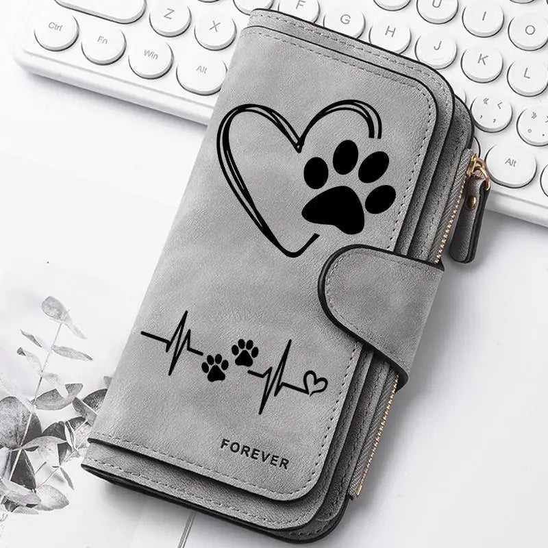 Women Butterfly Long Zipper Wallet Buckle Handbags Coin Purse Soft PU Leather Multi-Card Holder Cute Large Capacity Bag Gift