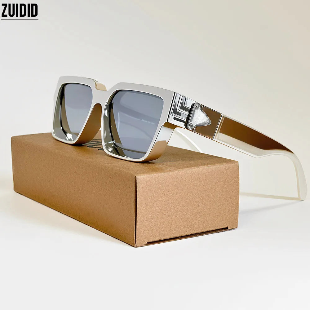 Brand Design Square Sunglass Men Vintage Retro Millionaire Sunglasses Women Thick Frame Fashion Glasses Dropshipping Gafas De So