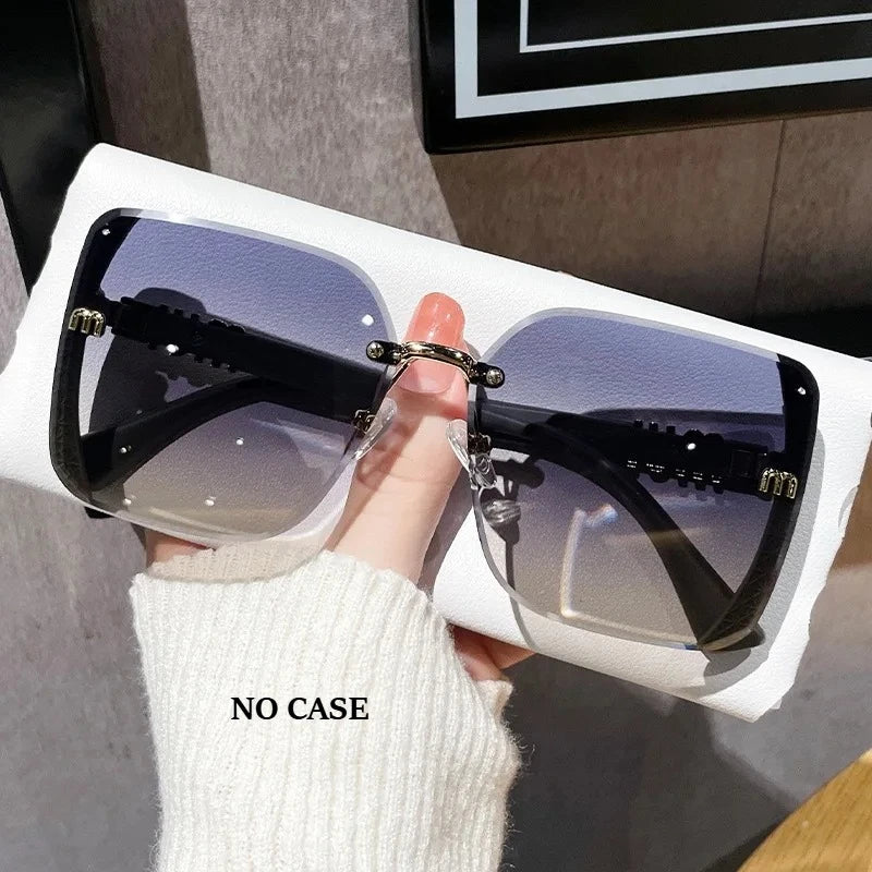 Classic Fashion Sunglasses Women Luxury Glamour Men Brand Glasses Square Stylish Unisex UV400 Shades