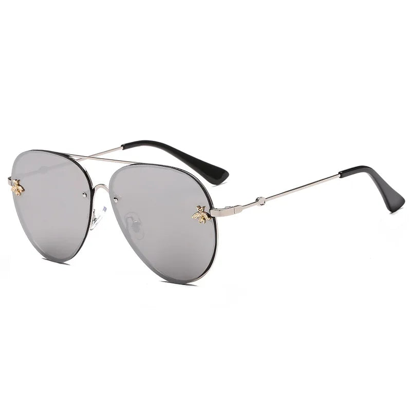 SUGLAU Luxury Brand Fashion Rimless Sunglasses Casual Driving Sun Glasses Business Shopping Unisex Shades Oculos De Sol UV400