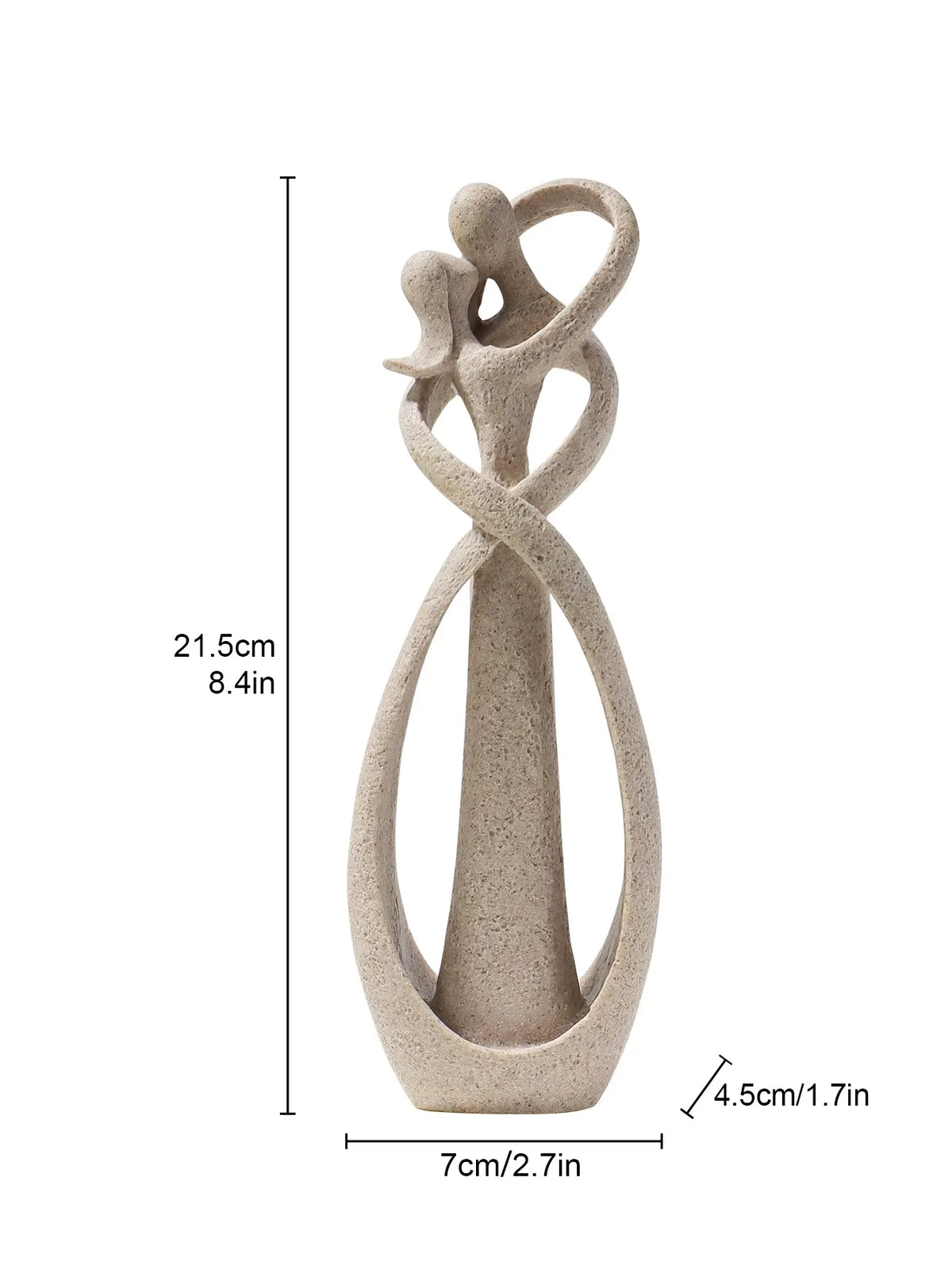 Nordic Style Creative Home Decor: Embracing Couple Sculpture for Office, Bookshelf, Living Room, Bedroom, Tabletop Decoration