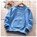 Children Boy Girl Cartoon Bear Sweater Kid Fall Winter Warm Sweatshirt Clothe Tops New Long Sleeve  Toddler Baby Bottoming Shirt
