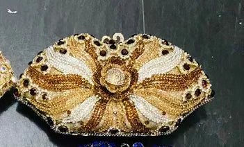 Luxury Purple/Blue Crystal Red Bag Rhinestones Evening Clutch Purse Wedding Ladies Party Clutches Evening Bags for Girl Gift Bag