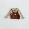 2026 New Autumn and Winter baby Sweater for Girls, Knit Top with doll Neckline, Stylish Upper Wear
