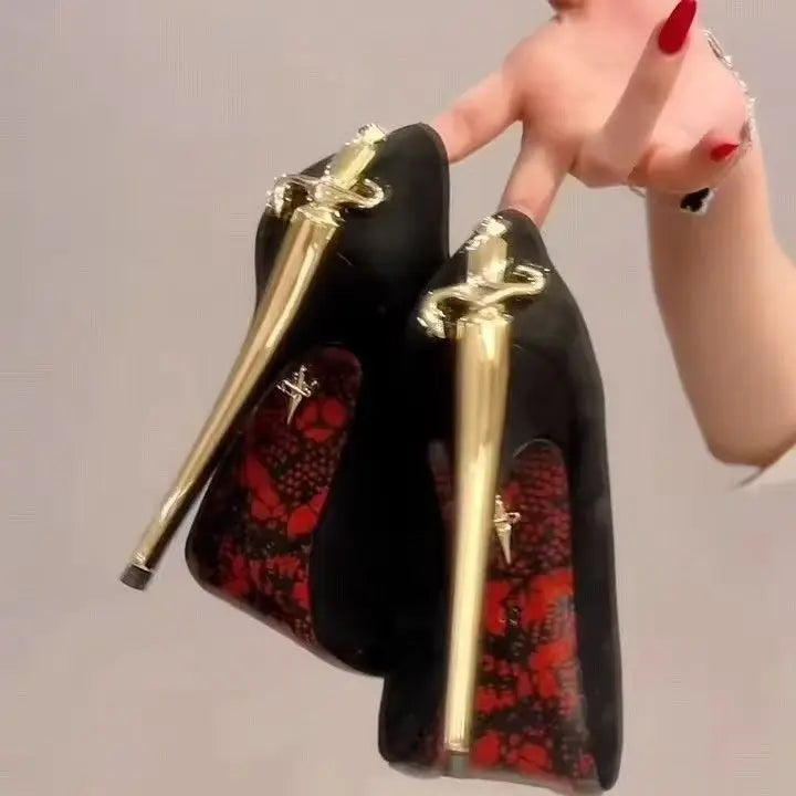 Sexy High Heels for Women 2026 New Stylish Pointed Toe Stiletto Elegant Niche Single Shoes