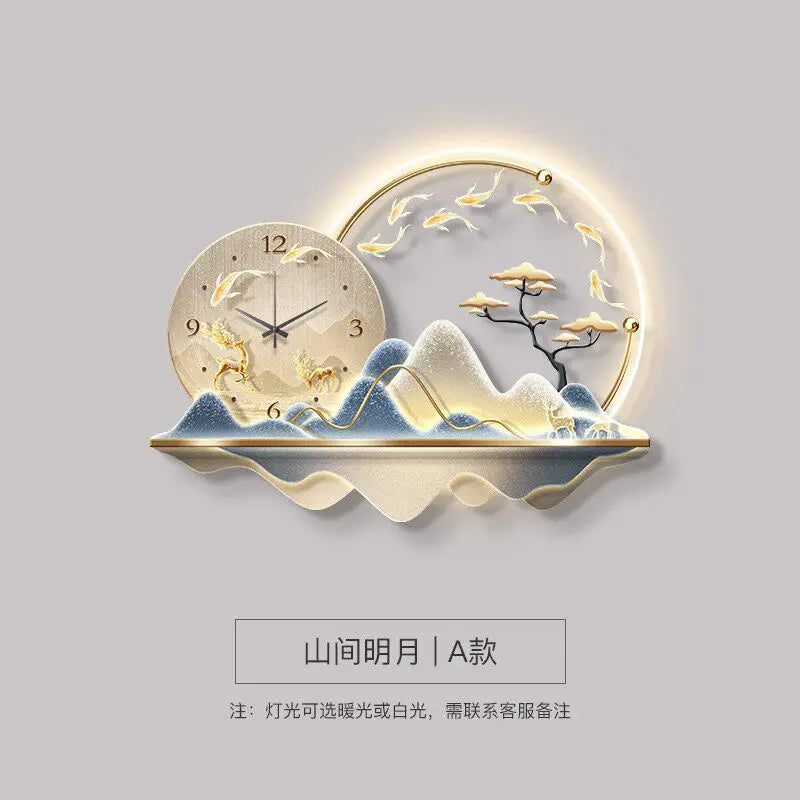 Home Living Room Wall Clock Decorations Office Silent Movement Wall Clock Modern Decor Mecanismo Reloj Pared Bedroom Stuff