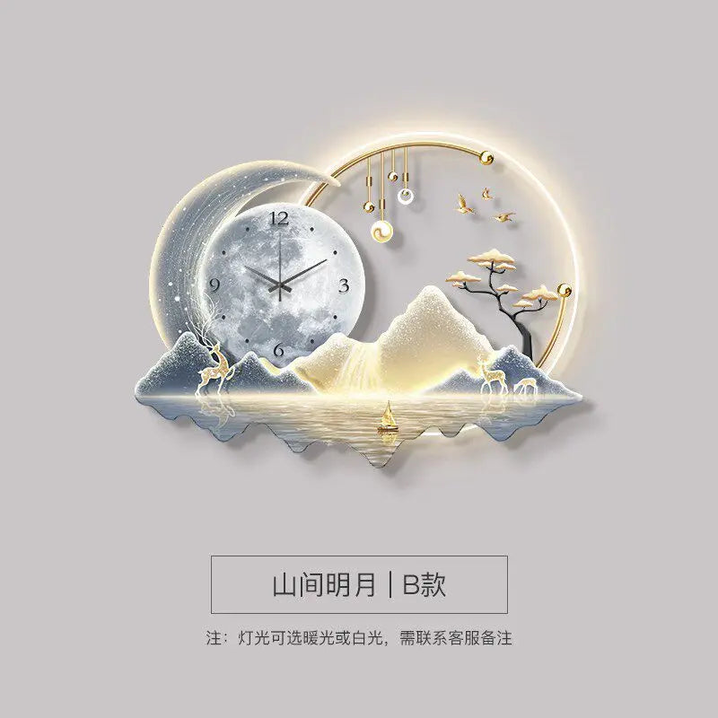 Home Living Room Wall Clock Decorations Office Silent Movement Wall Clock Modern Decor Mecanismo Reloj Pared Bedroom Stuff