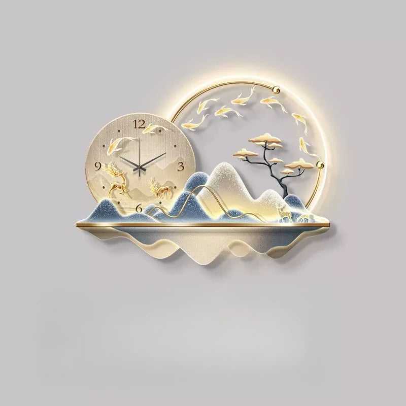 Home Living Room Wall Clock Decorations Office Silent Movement Wall Clock Modern Decor Mecanismo Reloj Pared Bedroom Stuff