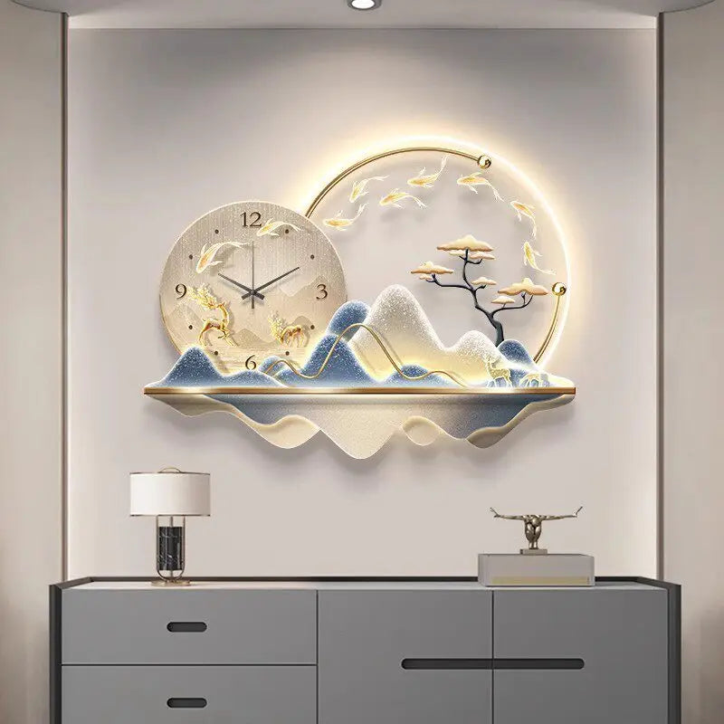 Home Living Room Wall Clock Decorations Office Silent Movement Wall Clock Modern Decor Mecanismo Reloj Pared Bedroom Stuff