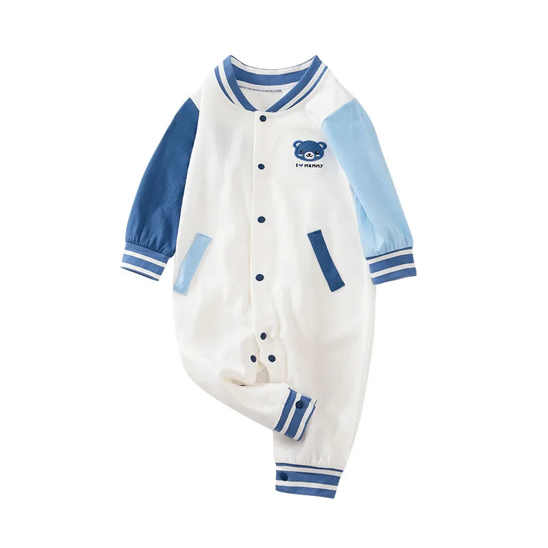 Boys Girls Outfit Cartoon Bear Baby Infant Clothes Toddler Onesie Costume Romper Jumpsuit 0-18 Months Long Sleeve Newborn Trendy