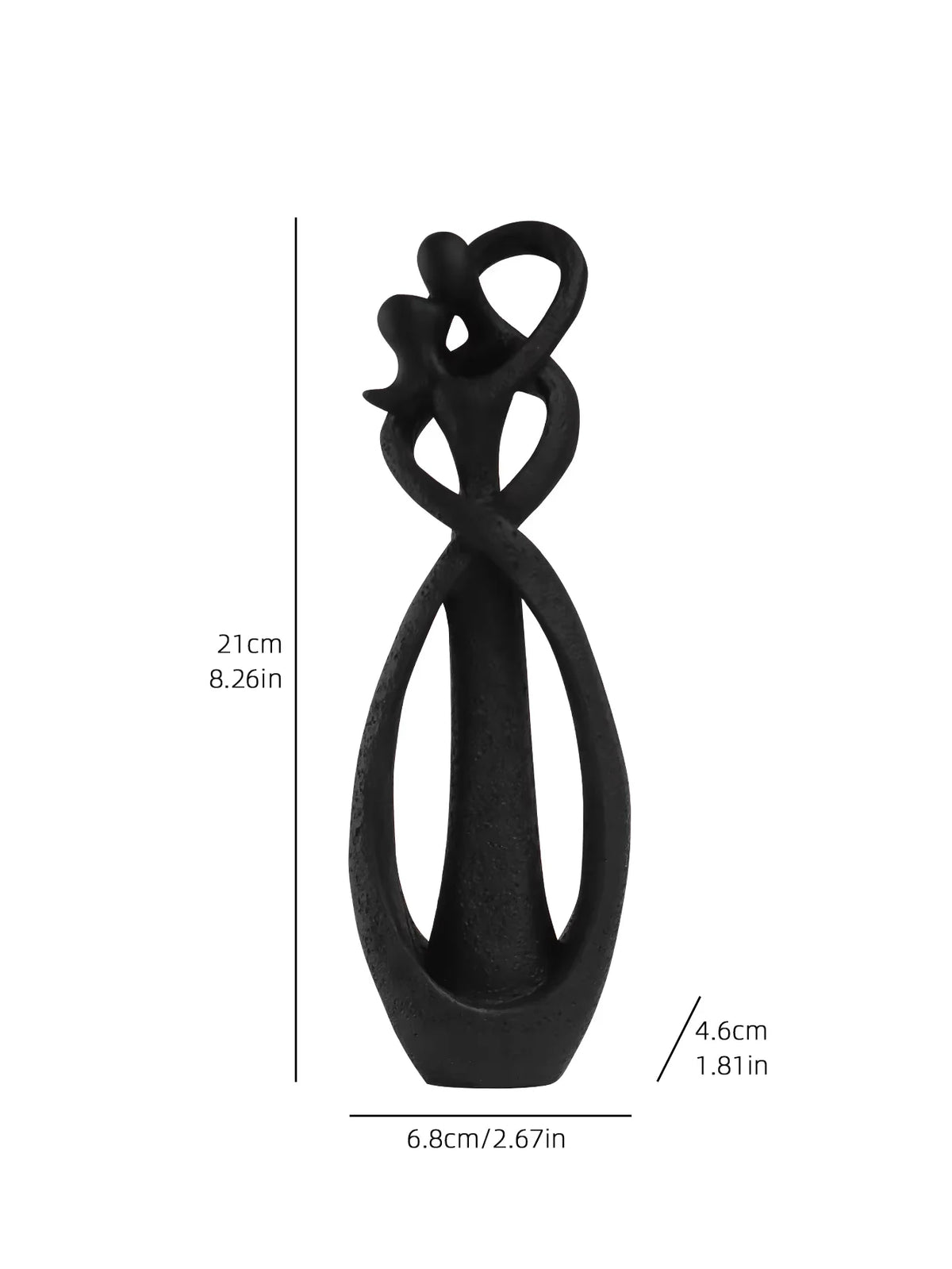 Nordic Style Creative Home Decor: Embracing Couple Sculpture for Office, Bookshelf, Living Room, Bedroom, Tabletop Decoration
