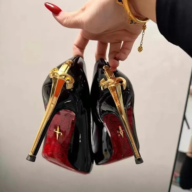 Sexy High Heels for Women 2026 New Stylish Pointed Toe Stiletto Elegant Niche Single Shoes