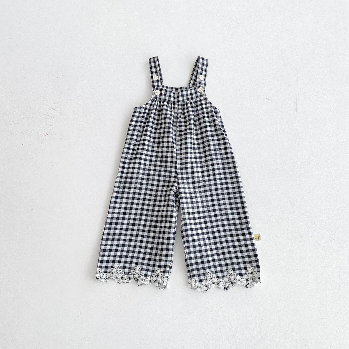 Baby Set: Autumn Girl Baby Lapel Long-Sleeved Top + Plaid Overalls Set, Sweet and Stylish Princess Set