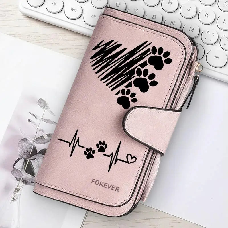 Women Butterfly Long Zipper Wallet Buckle Handbags Coin Purse Soft PU Leather Multi-Card Holder Cute Large Capacity Bag Gift