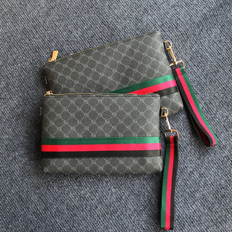 Fashion Men's Bag Trend Brand Personalized Clutch Bag High Quality Women's Long Wallet Designer Luxury Storage Mobile Phone Bag