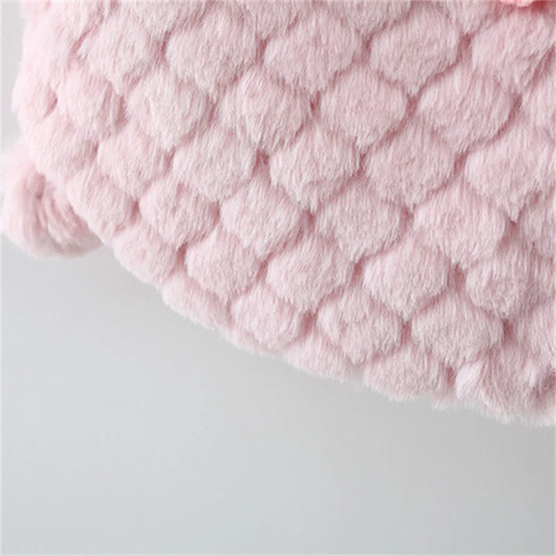 Cute Little Flowers Children Clothes Baby Girl Winter Vest Fashion Toddlers Wear Warm Soft Kids' Costume 0-3 Y Infants Clothing