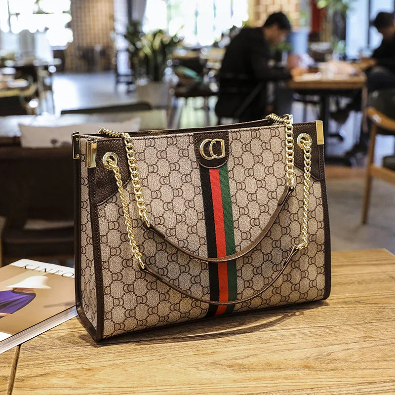 Luxury Women's High-End Fashionable Tote Bag Large Capacity Exquisite Shoulder Bag