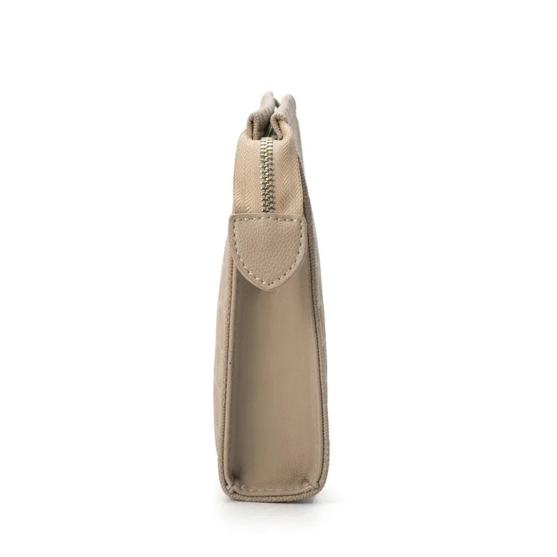 Fashion Men's Clutch Bag Classic Simple Underarm Clamp Leather Bag High Quality Embossed Storage Bag Designer Luxury Handbags