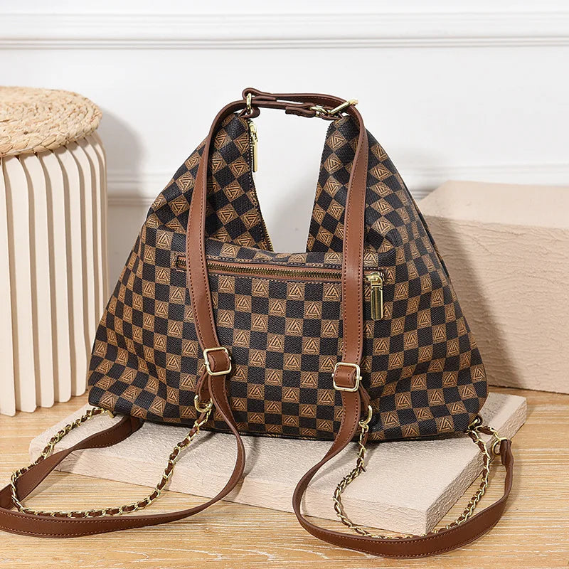 Large Capacity Women's Tote Bag 2025 Autumn Winter Double Shoulder Single Shoulder Crossbody Underarm Bag Urban Minimalist St...
