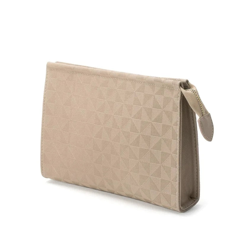 Fashion Men's Clutch Bag Classic Simple Underarm Clamp Leather Bag High Quality Embossed Storage Bag Designer Luxury Handbags