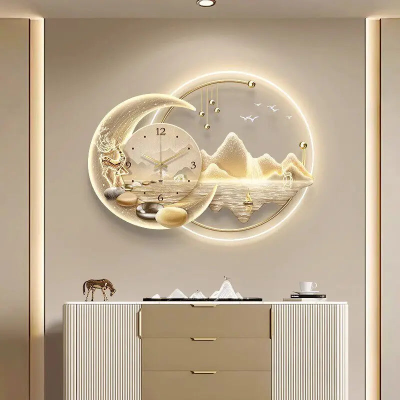 Home Living Room Wall Clock Decorations Office Silent Movement Wall Clock Modern Decor Mecanismo Reloj Pared Bedroom Stuff