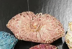 Luxury Purple/Blue Crystal Red Bag Rhinestones Evening Clutch Purse Wedding Ladies Party Clutches Evening Bags for Girl Gift Bag
